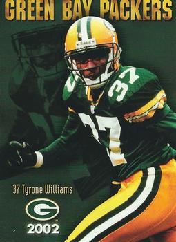 2002 Green Bay Packers Police - Racine County D.A.R.E. Program #8 Tyrone Williams Front