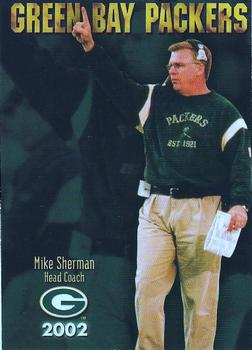 2002 Green Bay Packers Police - Racine County D.A.R.E. Program #11 Mike Sherman Front