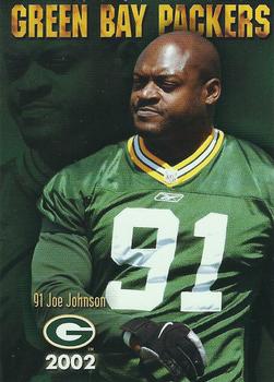 2002 Green Bay Packers Police - Racine County D.A.R.E. Program #19 Joe Johnson Front