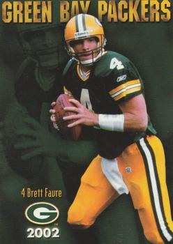 2002 Green Bay Packers Police - Larry Fritsch Cards,Stevens Point and the Town of Hull (Portage County) Fire Dept. #2 Brett Favre Front