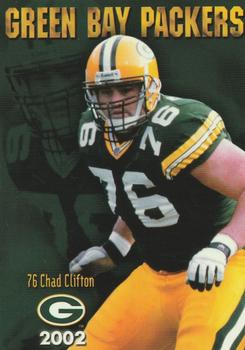 2002 Green Bay Packers Police - Larry Fritsch Cards,Stevens Point and the Town of Hull (Portage County) Fire Dept. #4 Chad Clifton Front