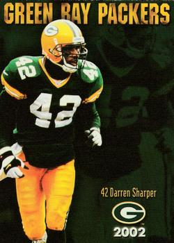 2002 Green Bay Packers Police - Larry Fritsch Cards,Stevens Point and the Town of Hull (Portage County) Fire Dept. #5 Darren Sharper Front