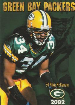 2002 Green Bay Packers Police - Larry Fritsch Cards,Stevens Point and the Town of Hull (Portage County) Fire Dept. #10 Mike McKenzie Front