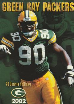 2002 Green Bay Packers Police - Larry Fritsch Cards,Stevens Point and the Town of Hull (Portage County) Fire Dept. #17 Vonnie Holliday Front