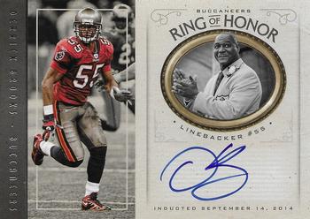 2019 Panini Plates & Patches - Franchise Honors Autographs #NNO Derrick Brooks Front