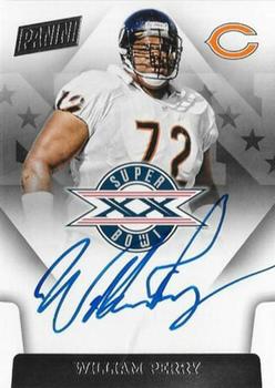 2019 Panini Plates & Patches - Super Bowl Signatures #SBXX-WP William Perry Front