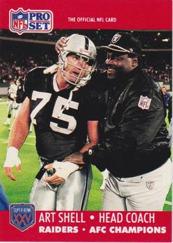 1990-91 Pro Set Super Bowl XXV Binder - Super Bowl XXV Raiders #161 Art Shell Front