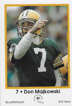 1989 Green Bay Packers Police - Copps Food Center, Brown County Arson Task Force #2 Don Majkowski Front