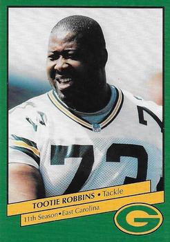 1992 Green Bay Packers Police - The Oshkosh Northwestern, Oshkosh Noon Kiwanis, The Athletes Foot, Oshkosh Police Department #4 Tootie Robbins Front