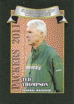 2011 Green Bay Packers Police - Larry Frisch Cards LLC, Stevens Point and the Town of Hull (Portage County) Fire Dept. #1 Ted Thompson Front