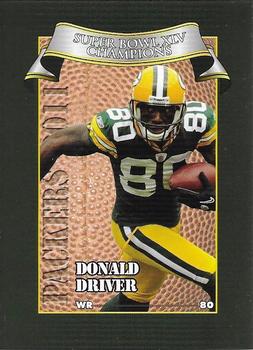 2011 Green Bay Packers Police - Larry Frisch Cards LLC, Stevens Point and the Town of Hull (Portage County) Fire Dept. #4 Donald Driver Front