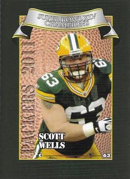 2011 Green Bay Packers Police - Larry Frisch Cards LLC, Stevens Point and the Town of Hull (Portage County) Fire Dept. #9 Scott Wells Front