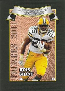 2011 Green Bay Packers Police - Larry Frisch Cards LLC, Stevens Point and the Town of Hull (Portage County) Fire Dept. #19 Ryan Grant Front