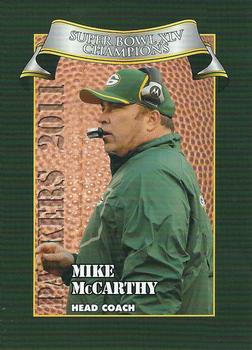 2011 Green Bay Packers Police - Town of Brookfield Police Department #2 Mike McCarthy Front