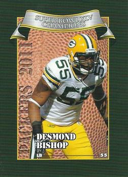 2011 Green Bay Packers Police - Town of Brookfield Police Department #12 Desmond Bishop Front