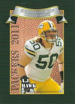 2011 Green Bay Packers Police - Town of Brookfield Police Department #13 A.J. Hawk Front