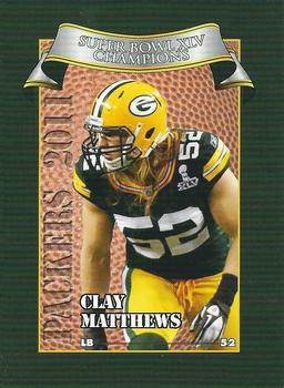 2011 Green Bay Packers Police - Town of Brookfield Police Department #14 Clay Matthews Front