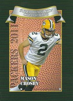 2011 Green Bay Packers Police - Town of Brookfield Police Department #20 Mason Crosby Front