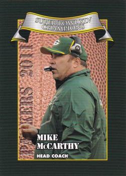 2011 Green Bay Packers Police - Your Local Law Enforcement Agencies, Navigator Planning Group #2 Mike McCarthy Front