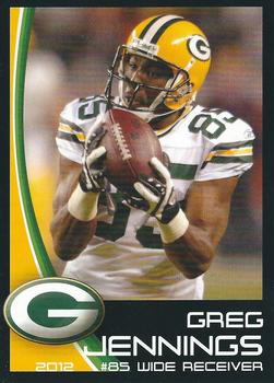 2012 Green Bay Packers Police - Town of Brookfield Police Department #4 Greg Jennings Front
