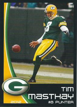 2012 Green Bay Packers Police - Town of Brookfield Police Department #20 Tim Masthay Front
