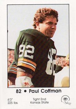 1983 Green Bay Packers Police - Waukesha Police Dept. #NNO Paul Coffman Front