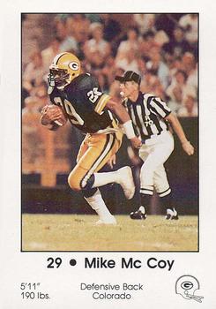 1983 Green Bay Packers Police - Waukesha Police Dept. #NNO Mike McCoy Front