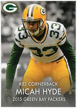 2015 Green Bay Packers Police - Amery Police Department #15 Micah Hyde Front