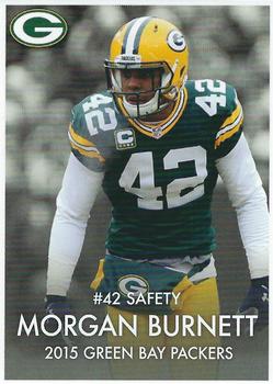 2015 Green Bay Packers Police - Support your local Police Department and Fire Department #16 Morgan Burnett Front