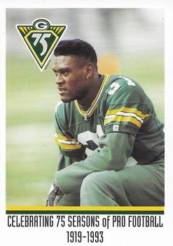 1993 Green Bay Packers Police - The Guardian (Scot J Madson Agency) #8 George Teague Front