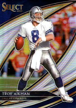 2019 Panini Select - Silver Prizm #285 Troy Aikman Front