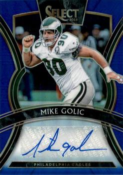2019 Panini Select - Signatures Blue Prizm #SP-MG Mike Golic Front