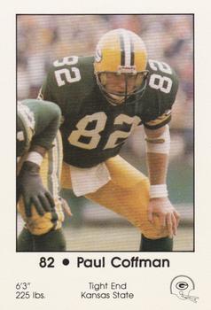 1985 Green Bay Packers Police - Sturgeon Bay Police Department #2 Paul Coffman Front