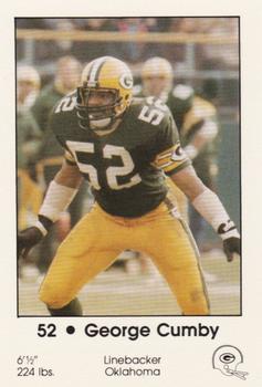 1985 Green Bay Packers Police - Sturgeon Bay Police Department #18 George Cumby Front
