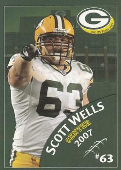 2007 Green Bay Packers Police - Green Bay Packers Organization #10 Scott Wells Front