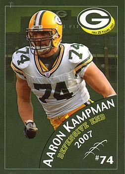 2007 Green Bay Packers Police - Green Bay Packers Organization #11 Aaron Kampman Front