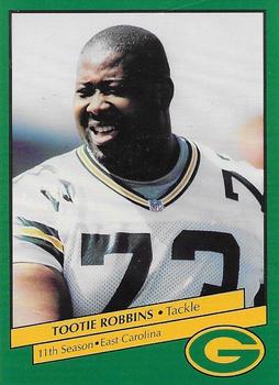 1992 Green Bay Packers Police - Copps Food Center, Your Local Law Enforcement Agency #4 Tootie Robbins Front