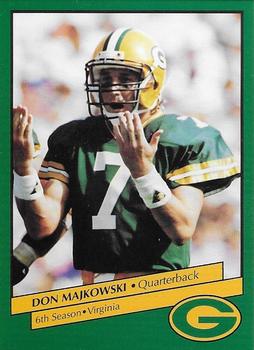 1992 Green Bay Packers Police - Copps Food Center, Your Local Law Enforcement Agency #6 Don Majkowski Front