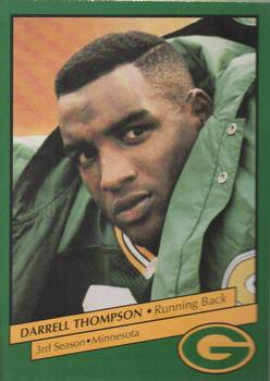 1992 Green Bay Packers Police - Copps Food Center, Your Local Law Enforcement Agency #10 Darrell Thompson Front