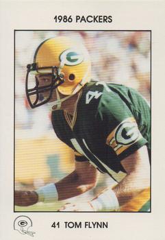 1986 Green Bay Packers Police - First Wisconsin Banks, Your Local Law Enforcement Agency #NNO Tom Flynn Front