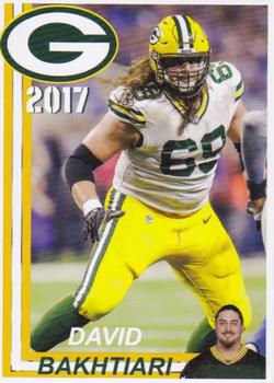 2017 Green Bay Packers Police - Stevens Point and the Town of Hull (Portage County) Fire Department #8 David Bakhtiari Front
