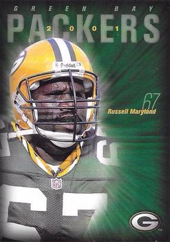 2001 Green Bay Packers Police - Shorewood Police Department #9 Russell Maryland Front
