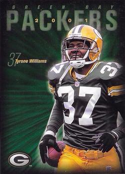 2001 Green Bay Packers Police - Shorewood Police Department #16 Tyrone Williams Front