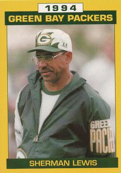 1994 Green Bay Packers Police - New Richmond Police Department #1 Sherman Lewis Front