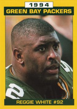 1994 Green Bay Packers Police - New Richmond Police Department #4 Reggie White Front