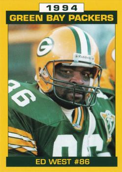 1994 Green Bay Packers Police - New Richmond Police Department #14 Ed West Front