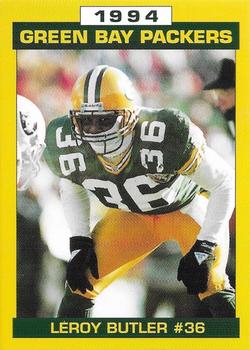 1994 Green Bay Packers Police - New Richmond Police Department #19 LeRoy Butler Front