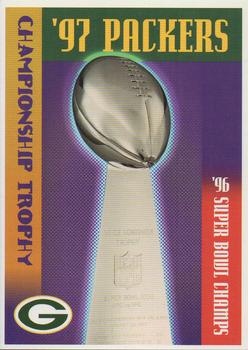 1997 Green Bay Packers Police - New Richmond Police Department, WIXK Radio #1 Super Bowl XXXI Trophy Front