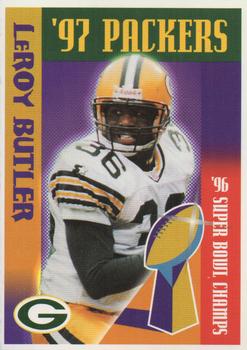 1997 Green Bay Packers Police - New Richmond Police Department, WIXK Radio #6 LeRoy Butler Front
