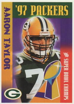 1997 Green Bay Packers Police - New Richmond Police Department, WIXK Radio #8 Aaron Taylor Front